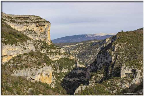La randonnée de Monieux et les gorges de la Nesque en Vaucluse