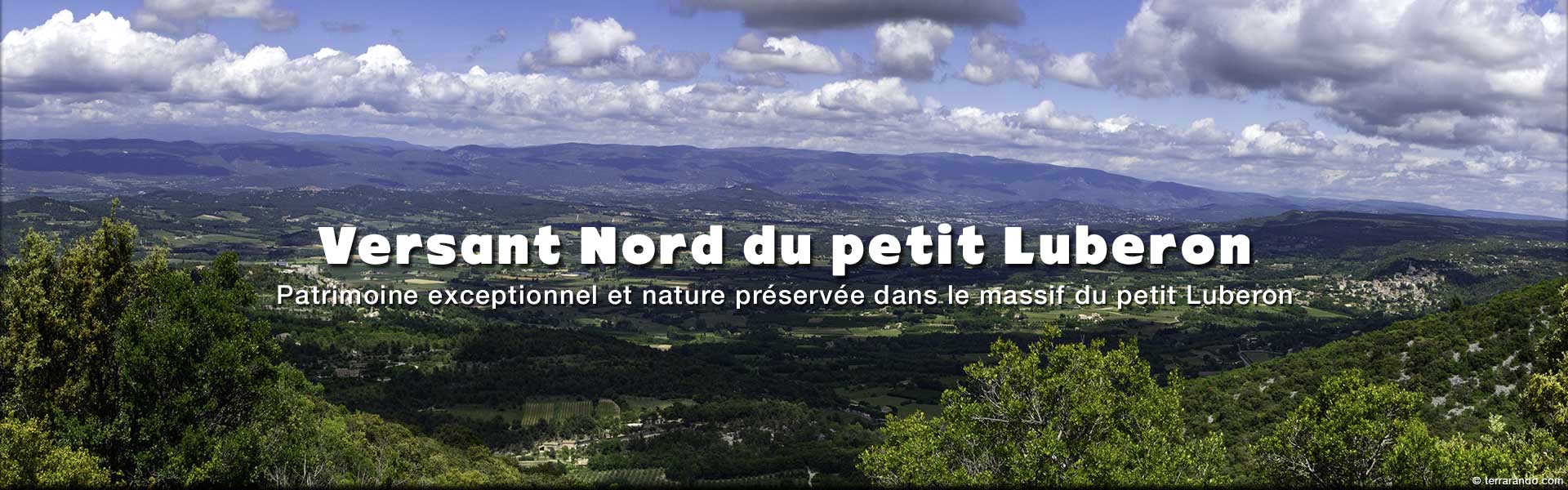 week-end randonnées sur le versant Nord du massif du petit Luberon dans le Vaucluse en Provence