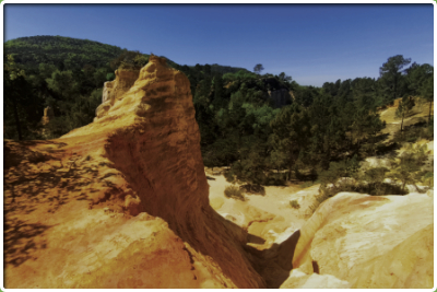 Le tour du Colorado Provençal à Rustrel, dans les ocres des Monts de Vaucluse