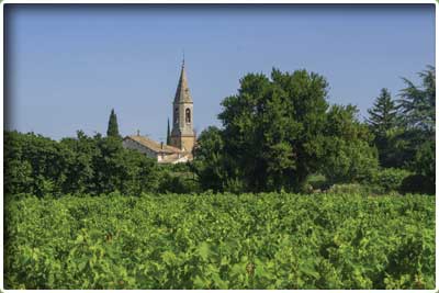 Randonnée pédestre de Violès sur les bords du canal de Carpentras et dans le vignoble du Plan de Dieu